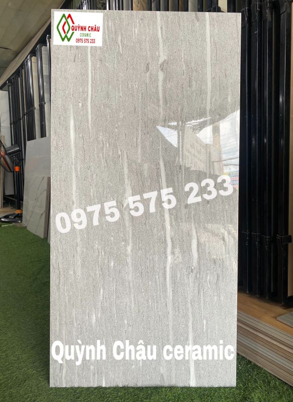 Gạch lát nền 60x120 loại tốt xám vân đá công nghệ ý châu âu