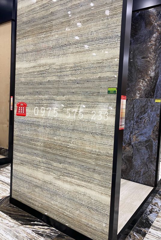 Kho gạch nhập khẩu ấn độ cao cấp 80x160 sọc vân bóng kiếng mẫu đẹp 3411