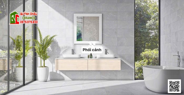Gạch mờ 30x60 ấn độ xám vân đá cao cấp