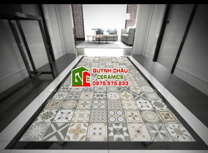 Gạch bông 60x60 mix hoa văn đẹp