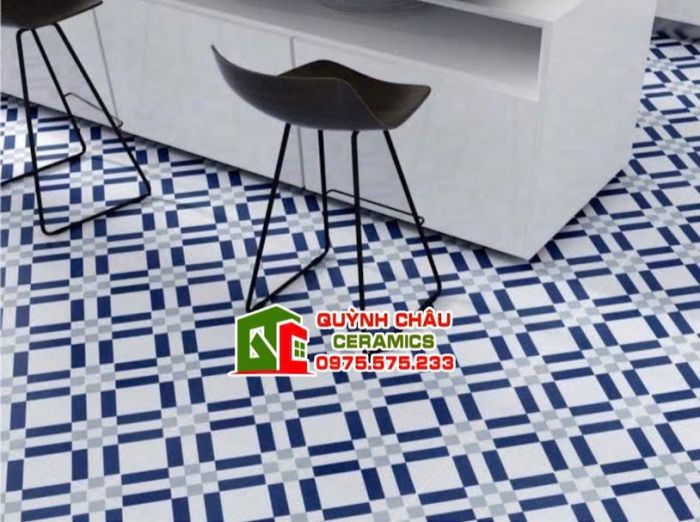Gạch bông hoa văn chữ X 20x20 cm