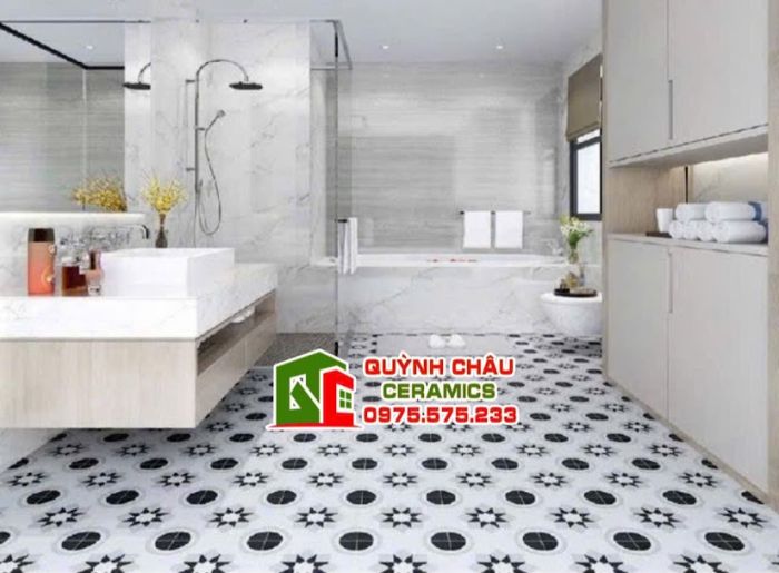 Gạch bông họa tiết nhiều ấn tượng 20x20 cm