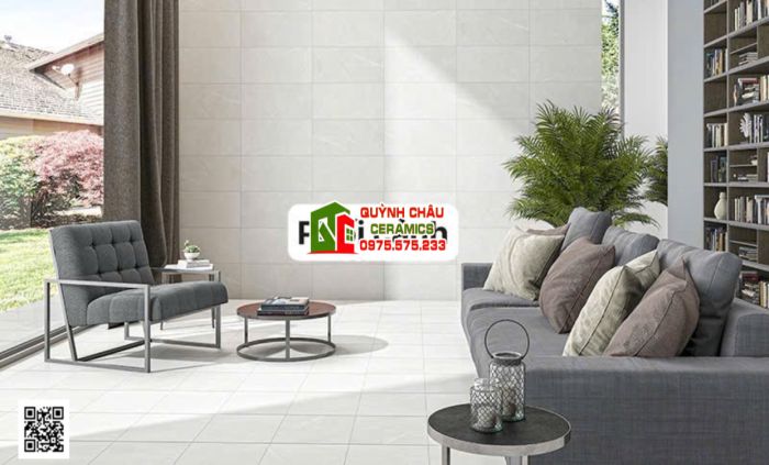 Gạch ấn độ 30x60 xám vân đá mờ cao cấp