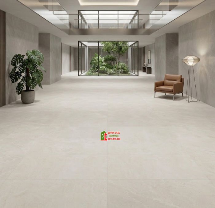 Gạch bông 40x40 đá mờ xám men trơn trung quốc