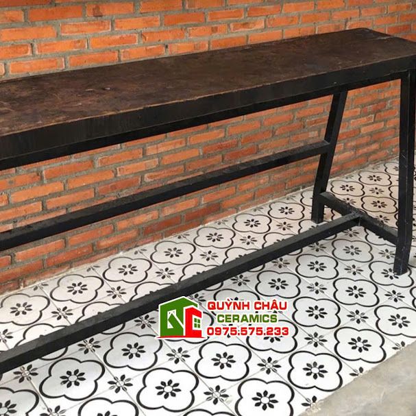 Gạch bông lát nền hình hoa mai 30x30 cm