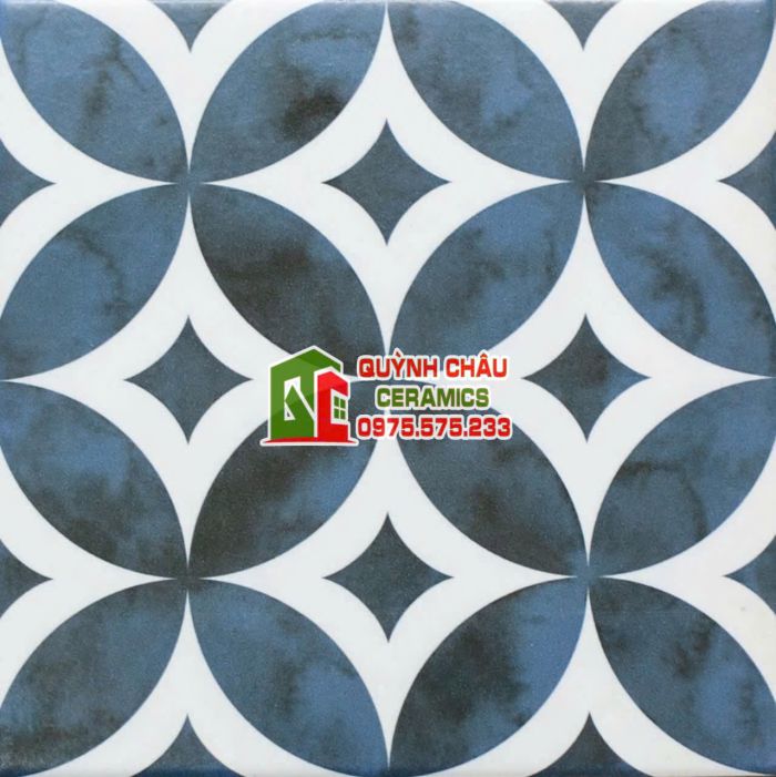 Mẫu gạch bông 20x20 cổ điển lát nền