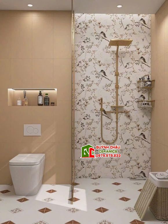 Gạch bông lát nền phòng khách 30x30 cm