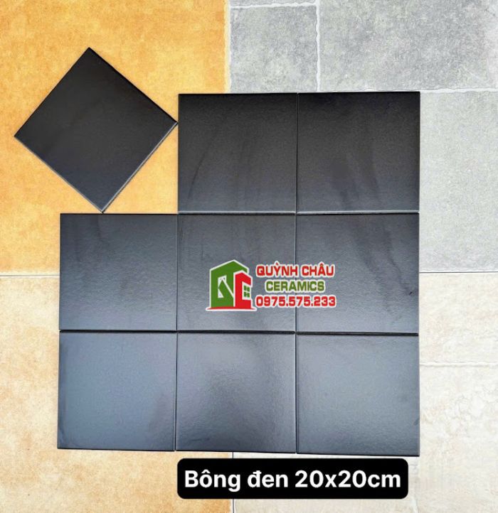 Báo giá mẫu gạch bông mờ đơn sắc 20x20cm