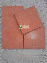 Gạch bê tông giả cổ 19x19cm bề mặt màu vàng cam