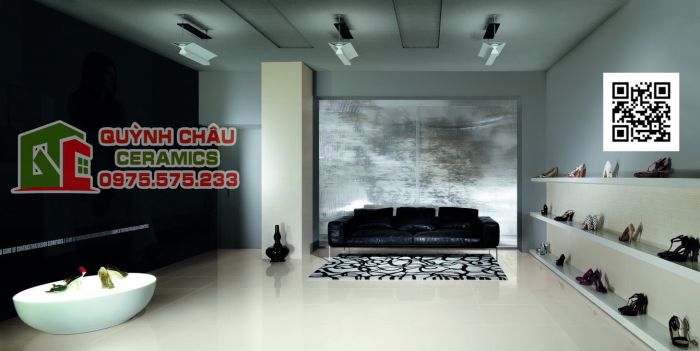 Gạch Italia ốp lát 60x120 bề mặt trắng mờ cao cấp