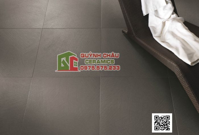 Gạch Italia 60x60 mờ vân xước xám nâu cao cấp