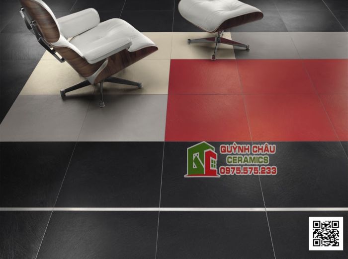 Gạch Italia 60x60 mờ màu đỏ xước ánh kim tuyến cao cấp