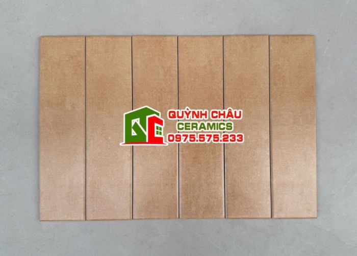 Gạch thẻ màu giả cổ 75x300 đá mờ loang hiệu ứng