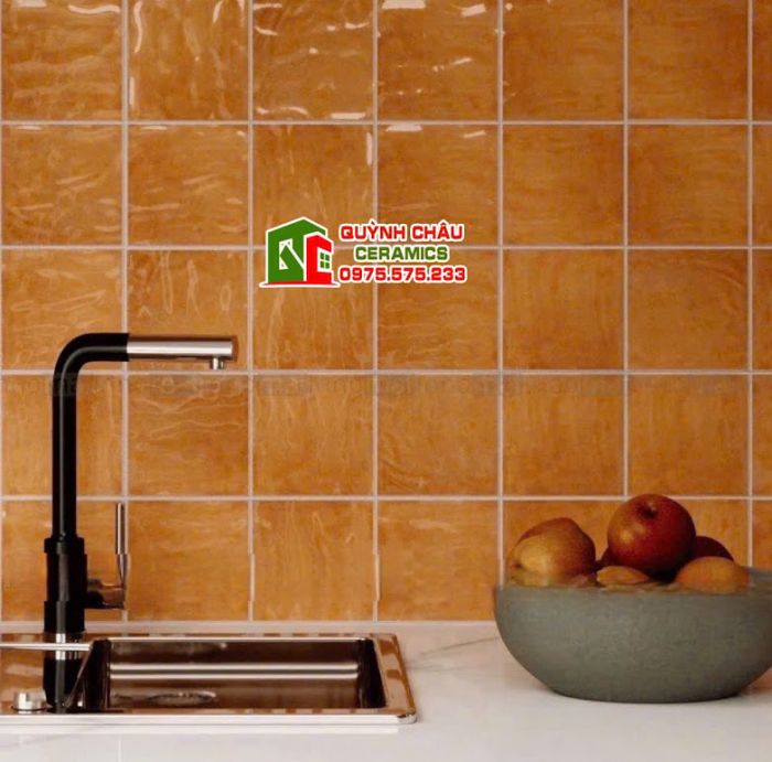 Các mẫu gạch thẻ trang trí 12x12 cm màu sắc ấn tượng