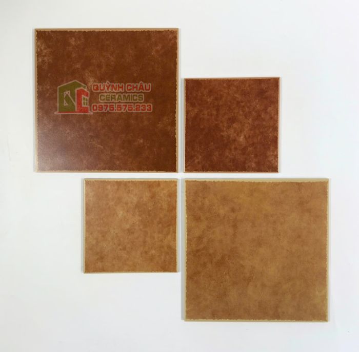 Gạch bông 30x30 giả cổ màu da bò