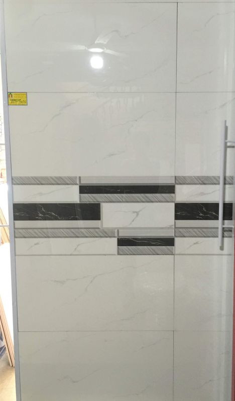 Gạch ốp tường 40x80 phòng khách đơn giản 431