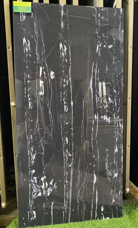 Gạch lát nền ốp mặt tiền 60x120 đen vân trắng ấn độ sang trọng