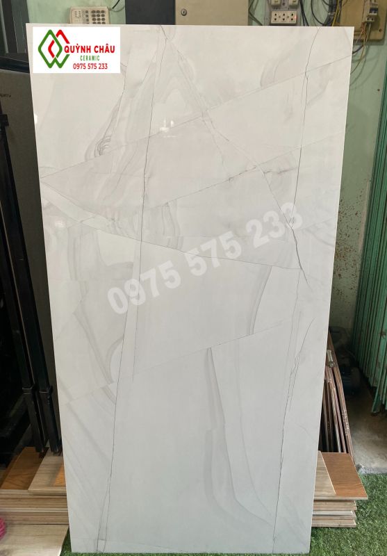 Gạch vân đá thớ ngẫu nhiên nhiên bóng kiếng 75x150 nhập khẩu tây ban nha