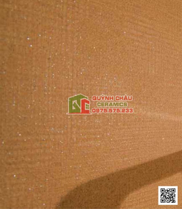 Gạch Italia 60x60 mờ sọc caro màu cam đất nung kim tuyến cao cấp
