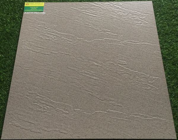 Gạch lát nền granite Đá mờ nhám sần xám tiêu 60x60 đồng chất Ý Mỹ P66009S 3001