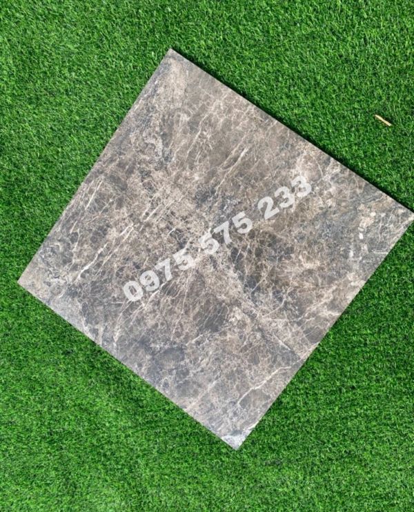 Gạch ấn độ 60x60 màu tối vân đá cao cấp 3837