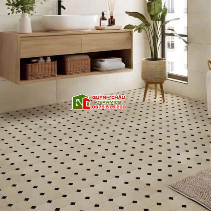 Gạch bông 30x30 giả cổ màu hiệu ứng