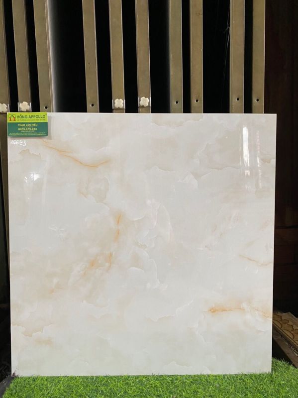 Gạch Bóng Kiếng 60x60 Vân Mây Nâu Giá Rẻ