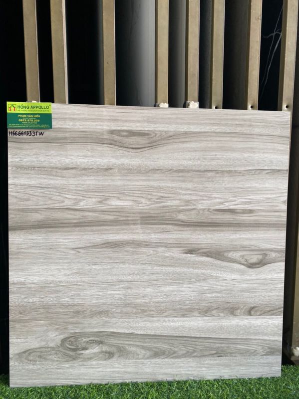 Gạch Bóng Kiếng 60x60 Giả Gỗ Xám