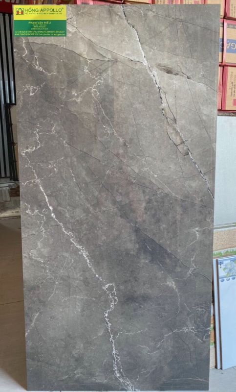 Gạch đá mờ vân xám nâu 600x1200 ấn độ cao cấp