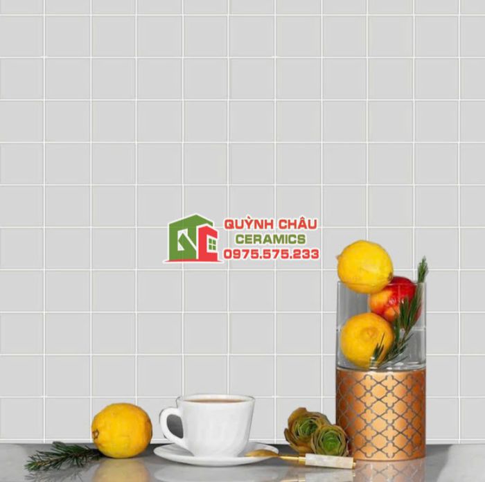 Gạch thẻ ốp tường 10x10 trắng xám xanh