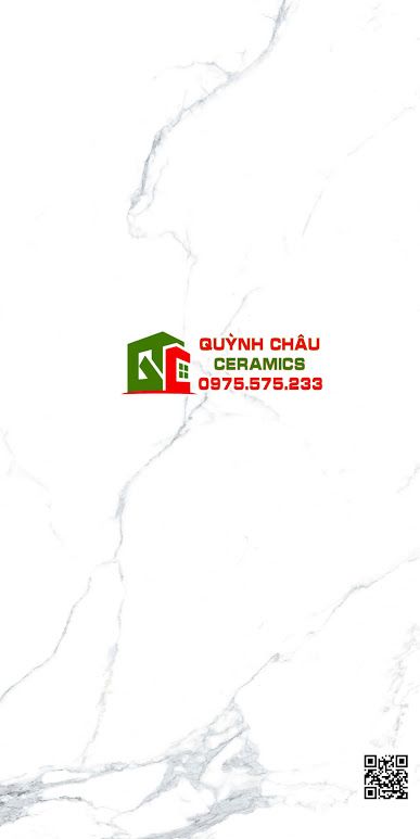 Gạch 60x120 bóng kính trắng vân cao cấp