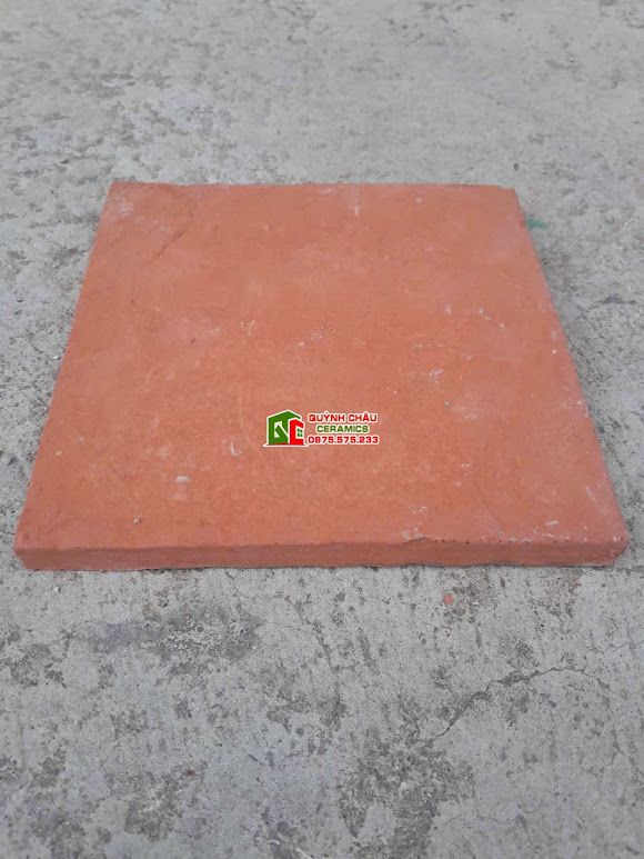Gạch bê tông giả cổ 19x19cm bề mặt màu vàng cam