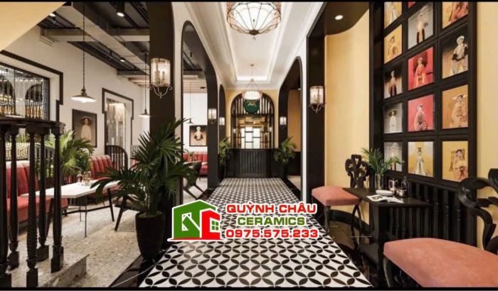 Gạch bông đồng tiền 60x60 lát nền đẹp 3003