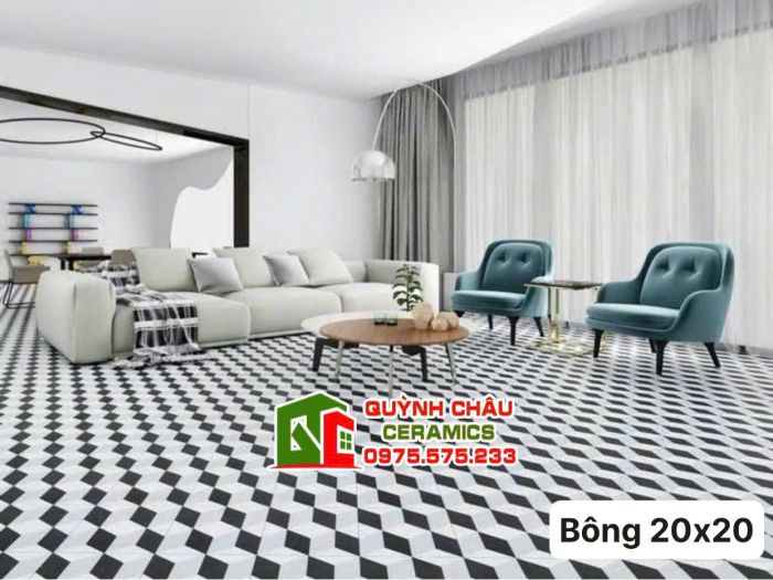 Gạch bông 20x20 trang trí đẹp nhất