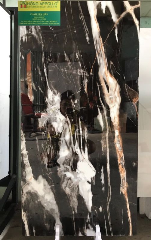 Gạch cao cấp ấn độ 60x120 vân tia chớp 6213E3,vân đá 60x120 bóng kiếng toàn phần