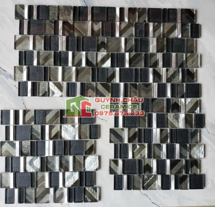 Gạch mosaic thuỷ tinh đẹp độc đáo