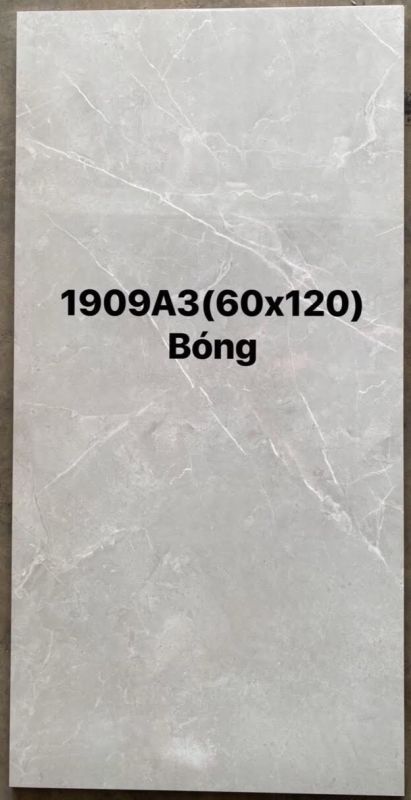 Gạch khổ lớn 60x120 bóng kiếng vân xám sale giá rẻ