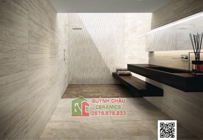 Gạch Italia nhập khẩu 75x75 màu kem bóng cao cấp