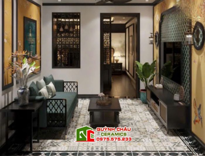 Gạch bông 60x60 mix hoa văn đẹp