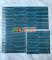 Gạch mosaic que đũa màu xanh dương bóng