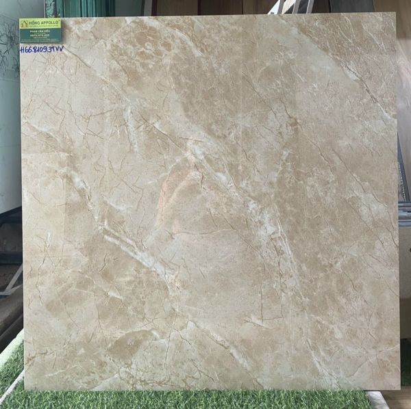 Gạch lát nền trúc thôn 80x80 vân vàng bóng kính 3895