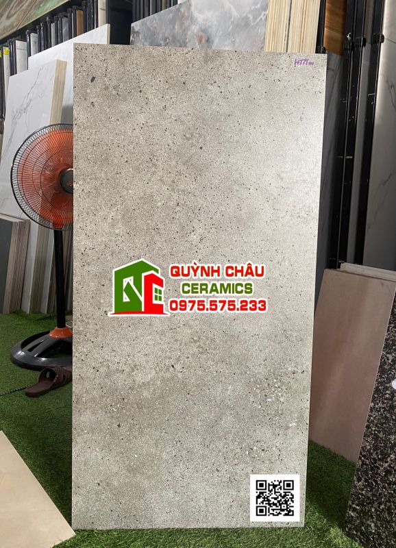 Gạch ấn độ 600x1200 terrazzo màu xi măng vân đá carving