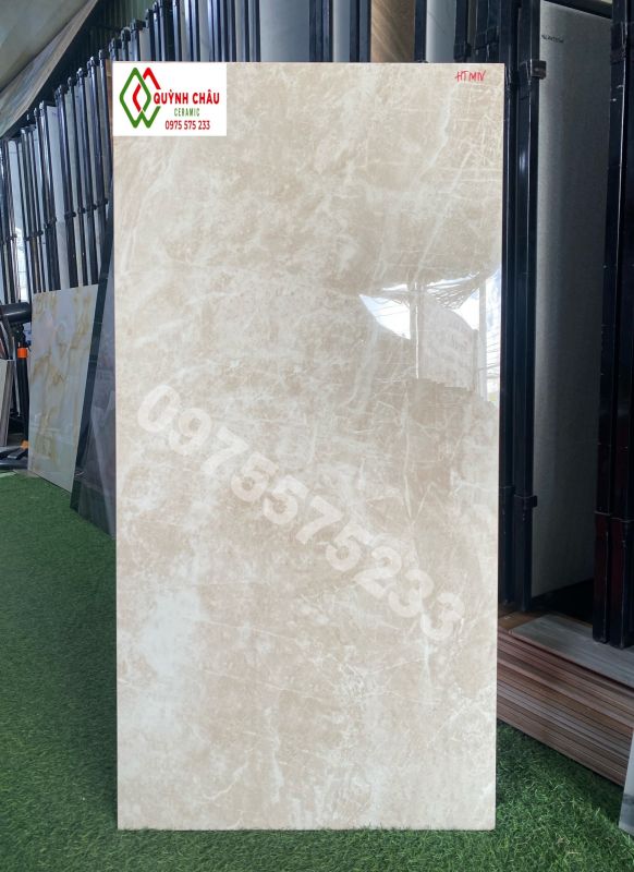 Gạch 60x120 màu nâu bóng kiếng giá tốt