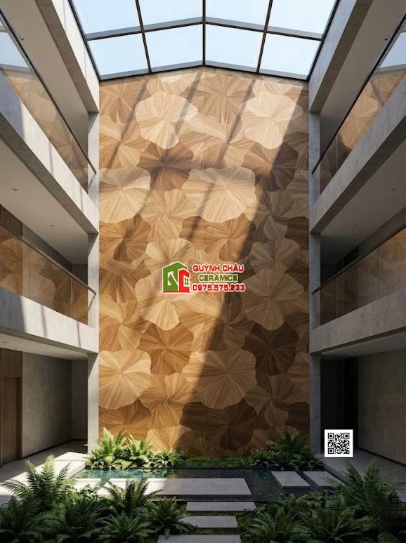 Gạch vân gỗ lá sen 60x120 trung quốc cao cấp