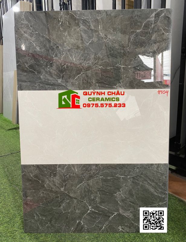 Gạch ốp tường vân đá đậm 30x60 bóng kính cao cấp 4855