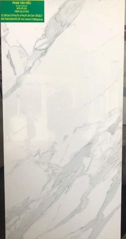 Gạch ốp lát cao cấp 60x120 catalan 1201 bóng kiếng vân mây