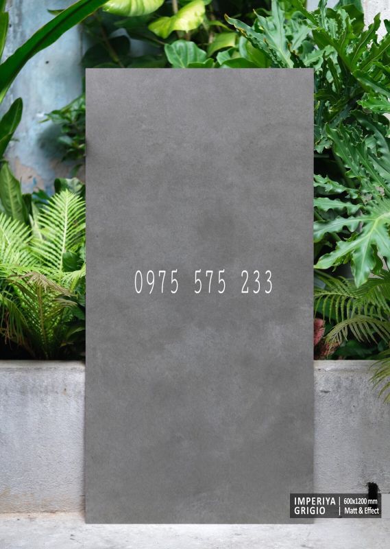 Gạch vân giả 60x120 xi măng đậm khổ to gạch lớn