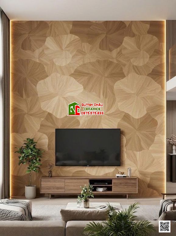 Gạch vân gỗ lá sen 60x120 trung quốc cao cấp