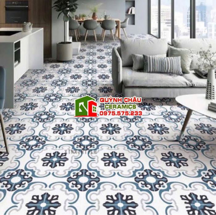 Gạch 60x60 bông mờ hoa văn tinh xảo đẹp 3006