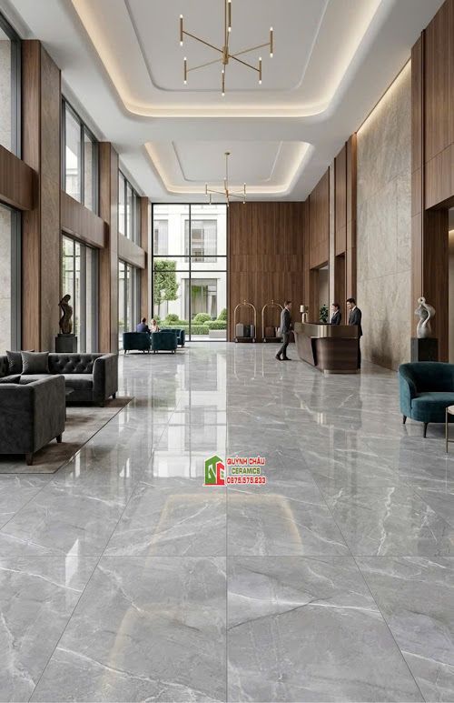 Gạch nhập khẩu ấn độ 60x120 bóng kính vân đá xám